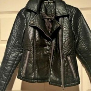 Noisy May Faux Leather Jacket